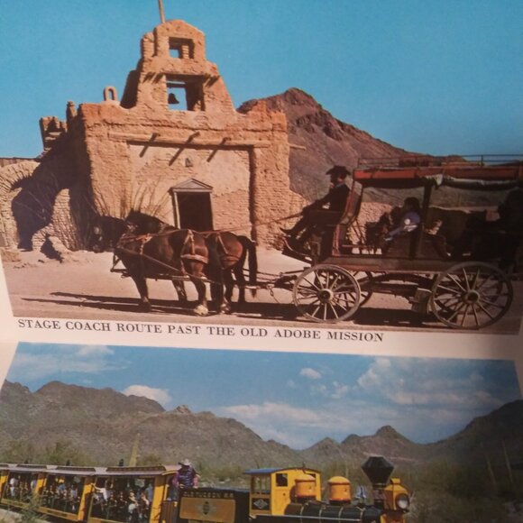 Old Tucson Arizona Souvenir Folder postcards with flaws - Picture 7 of 16